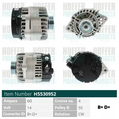 Генератор HOFFER H5530952