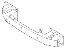 BUMPER ASY - FRONT LJ9Z17757D FORD