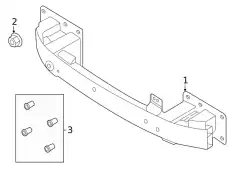 BUMPER ASY - FRONT LJ9Z17757D FORD