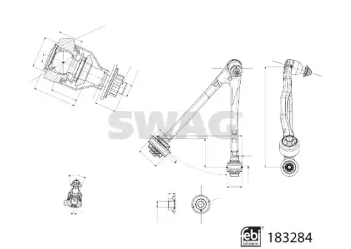 Рычаг подвески SWAG 33 10 8894