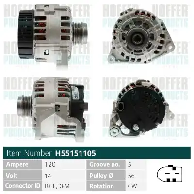 Генератор HOFFER H55151105