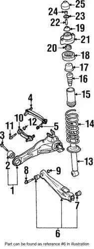 Рычаг подвески MITSUBISHI MR-197284