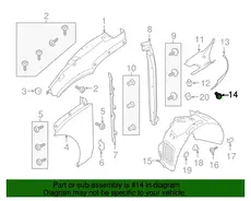 CLIP 95B805163A VAG
