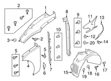 CLIP 95B805163A VAG