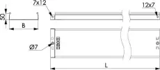 DKC Лоток 300x50 L3000 дл.3м 35025