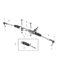 Пыльник, рулевое управление 05189417AA JEEP