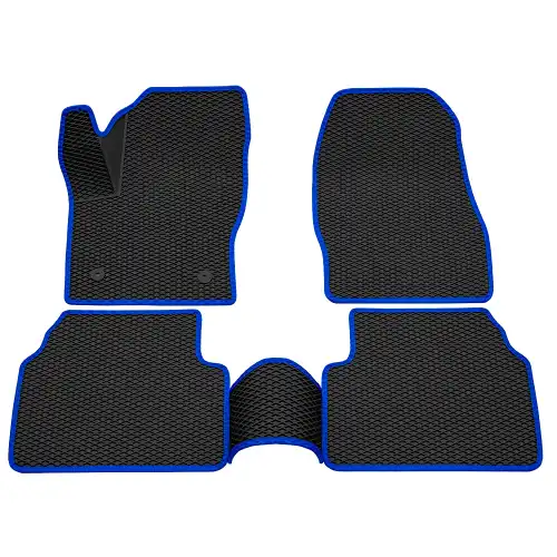 Коврики в салон REZKON 9216020103 Ford Kuga 2012-2019 4 шт., синий черный