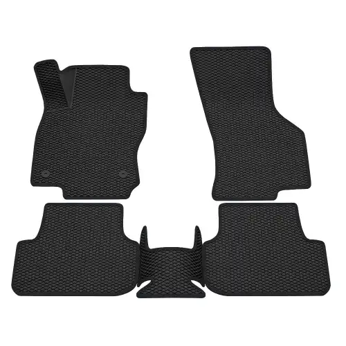 Коврики в салон REZKON 9235005201 Volkswagen Golf 2012-2020 4 шт., черный