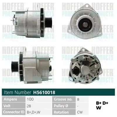 Генератор HOFFER H5610018