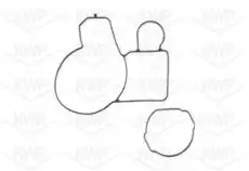 помпа BMW F07/F10/F11/E70/E71 2.5-4.0d 09> 101116 KWP