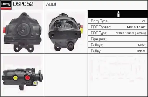 Насос гидроусилителя руля DELCO REMY DSP052