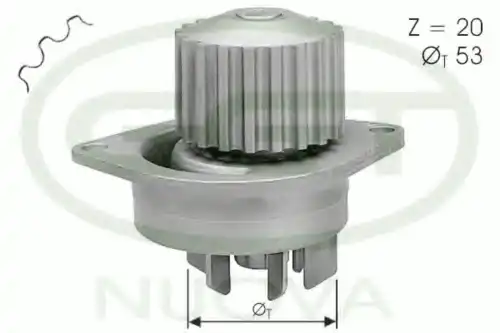 помпа водяная PA10707 GGT