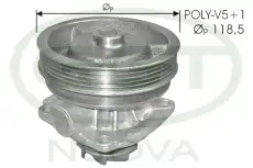 помпа Fiat PA10710 GGT