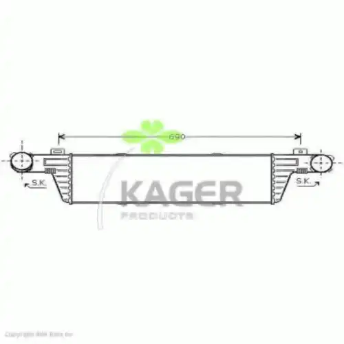 Интеркулер KAGER 31-0649