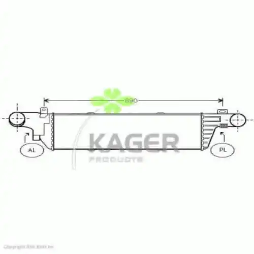 Интеркулер KAGER 31-3847