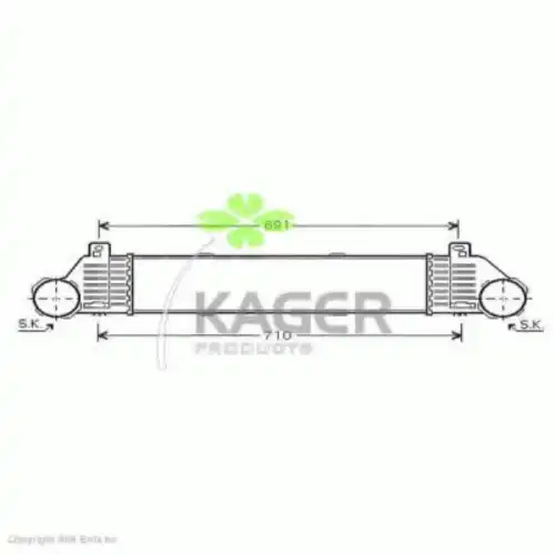 Интеркулер KAGER 31-3856