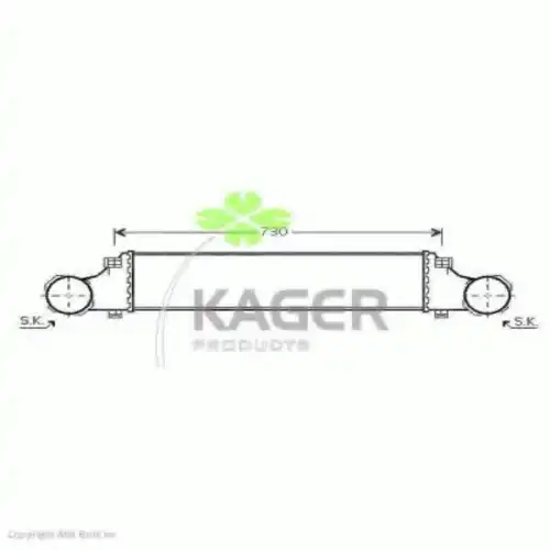 Интеркулер KAGER 31-0651