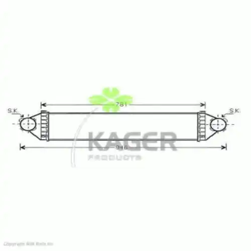 Интеркулер KAGER 31-3905