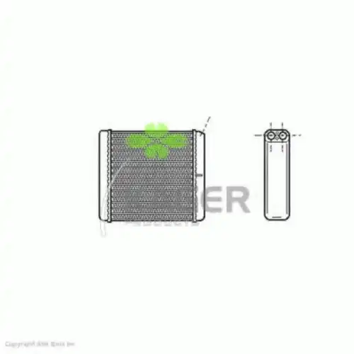 Радиатор печки KAGER 32-0084