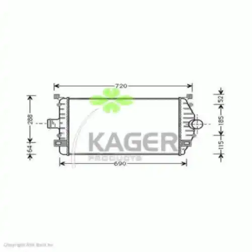 Интеркулер KAGER 31-3973