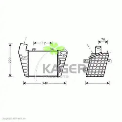 Интеркулер KAGER 31-1232