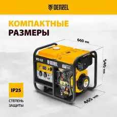 Генератор DENZEL 94412