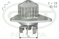 помпа водяная PA10017 GGT