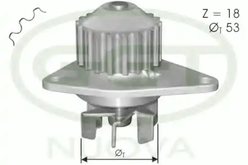 помпа водяная PA10017 GGT
