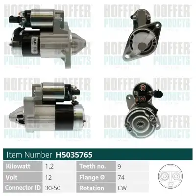 Стартер HOFFER H5035765
