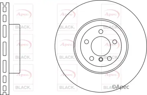 Тормозной диск APEC BRAKING DSK3253B