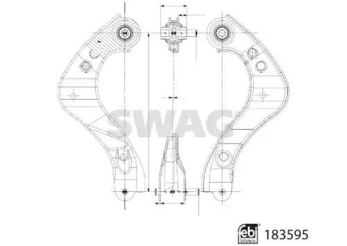 Рычаг подвески SWAG 33 10 9062