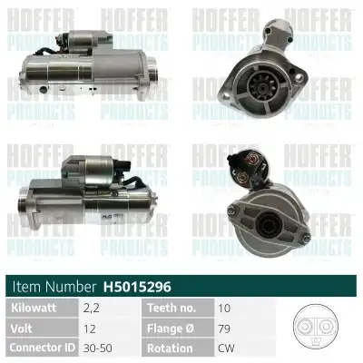 Стартер HOFFER H5015296
