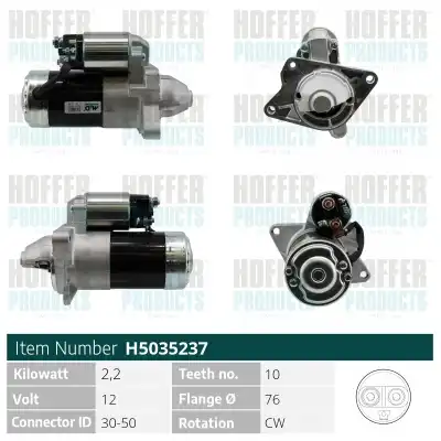 Стартер HOFFER H5035237G