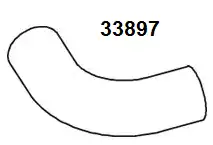 патрубок интеркулера!\ MAN F2000 D2865 55102 HOBI