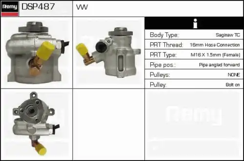 Насос гидроусилителя руля DELCO REMY DSP487