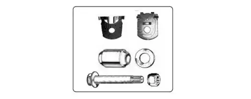 SPRING REP.KIT C/W SILENTBLOCK 711121 ERREVI