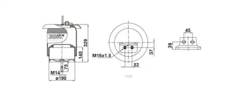 SERVICE & COMPLETE AIR SPRING AS213A ERREVI