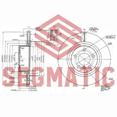 Тормозной диск SEGMATIC SBD30093339