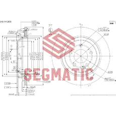 Тормозной диск SEGMATIC SBD30093340