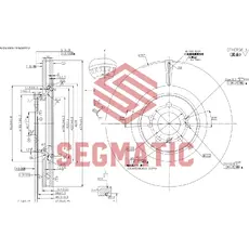 Тормозной диск SEGMATIC SBD30093359