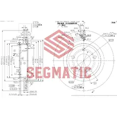 Тормозной диск SEGMATIC SBD30093361