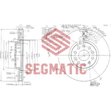 Тормозной диск SEGMATIC SBD30093369