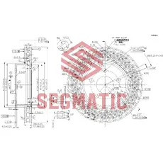 Тормозной диск SEGMATIC SBD30093379