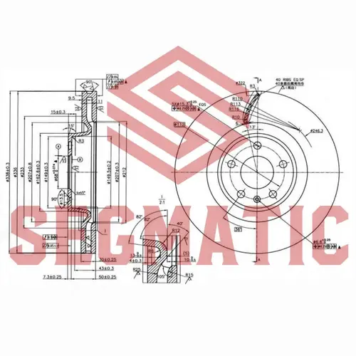 Тормозной диск SEGMATIC SBD30093427
