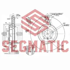 Тормозной диск SEGMATIC SBD30093429