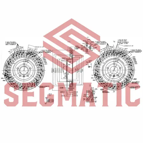 Тормозной диск SEGMATIC SBD30093446