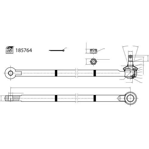 Рулевой наконечник FEBI 185764
