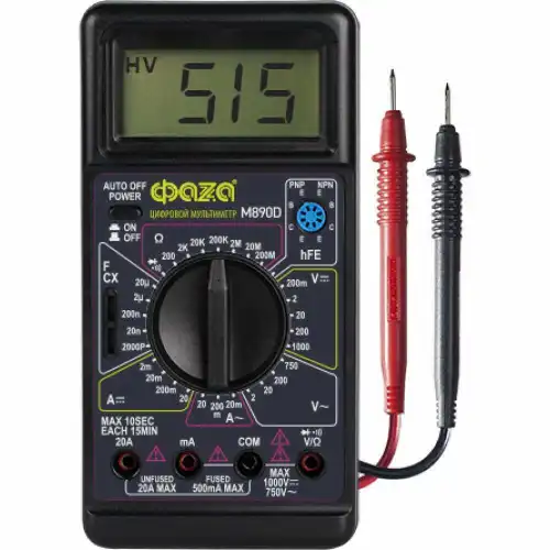 ФАZА Мультиметр цифровой M890D 5008830