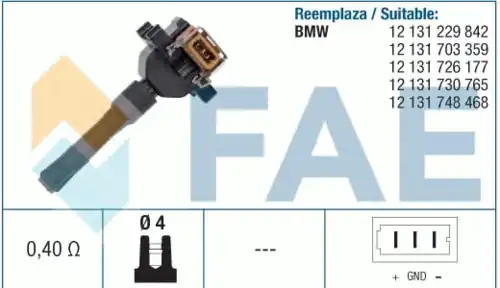 Катушка зажигания FAE 80215