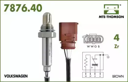 лямбда-зонд VW 7876.40.057 MTE-THOMSON